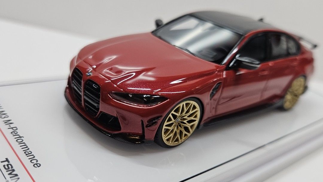 1/43 TSM BMW M3 M-Performance G80 Red 1/43 Tsm Bmw M3 M