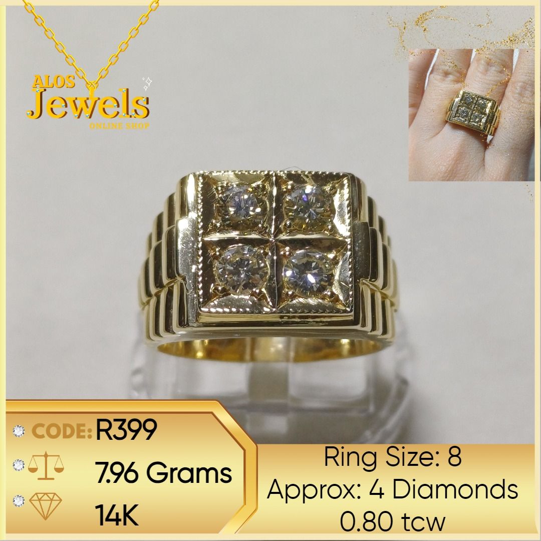 14k deals ring men