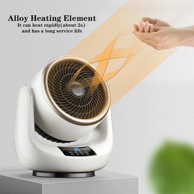 1500W Electric Space Heater, Table Heater + Fan , Rotating Heater Fan 3  Gear Adjustment Cold u0026 Warm Adjustable Circulating Heating, TV u0026 Home  Appliances, Air Conditioners u0026 Heating on Carousell