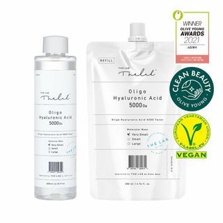 (200ml + 200ml) THE LAB by blanc doux Oligo Hyaluronic Acid 5000 Toner Set