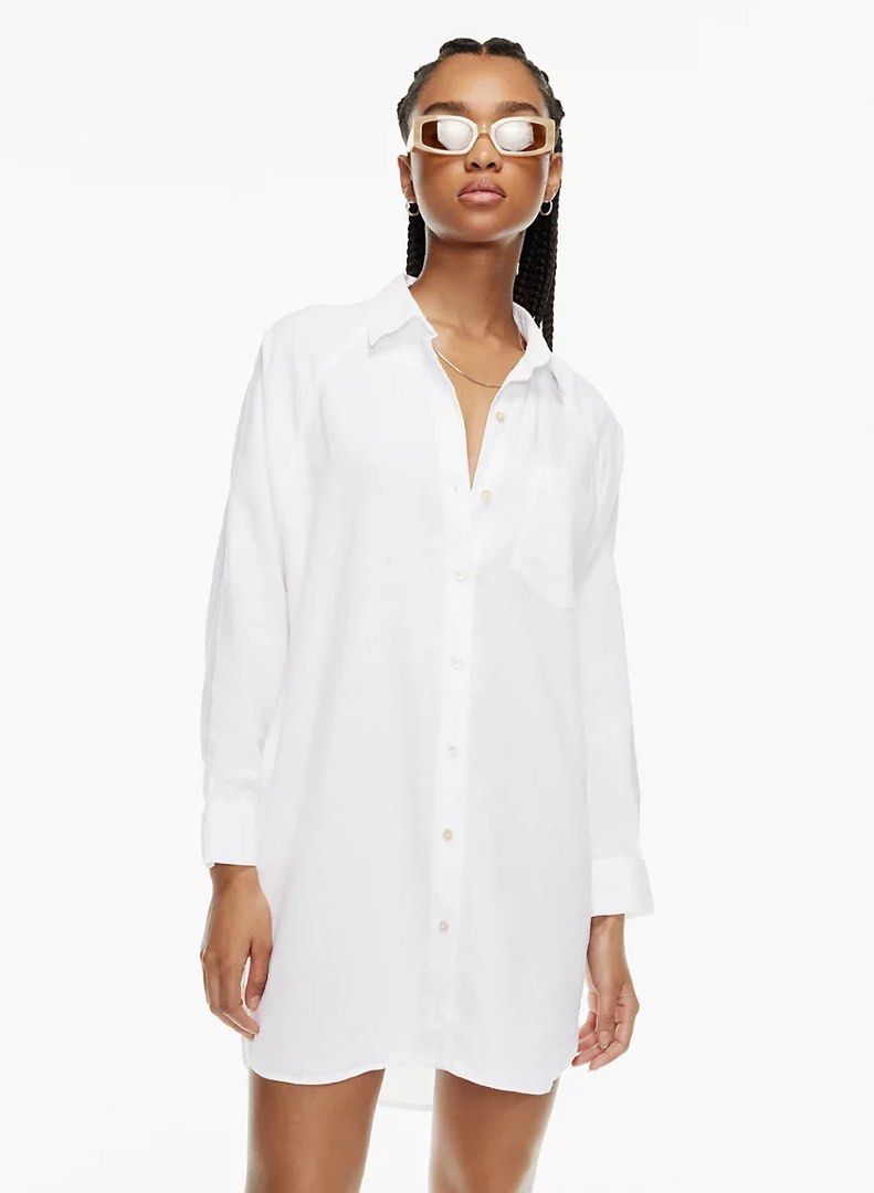 Topshop Shirt Dress Women s Fashion Tops Shirts on Carousell