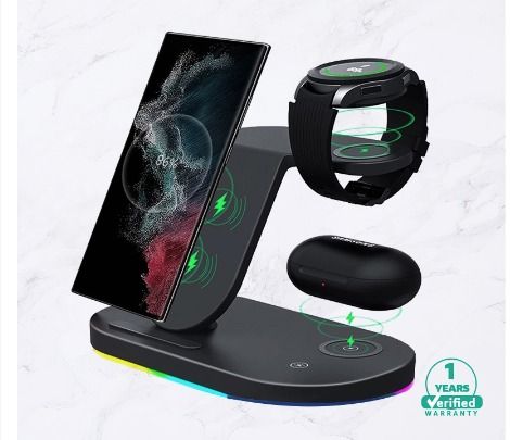Samsung wireless charger for clearance phone watch and buds