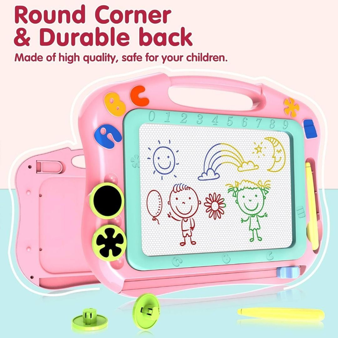 4031 Colorful Magnetic Drawing Board For Girls Toys. Portable