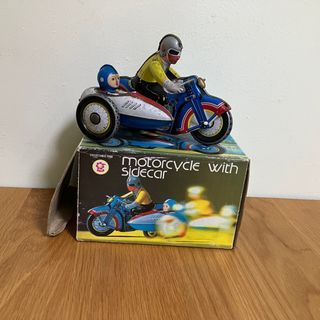 丨復古 鐵皮發條玩具車丨