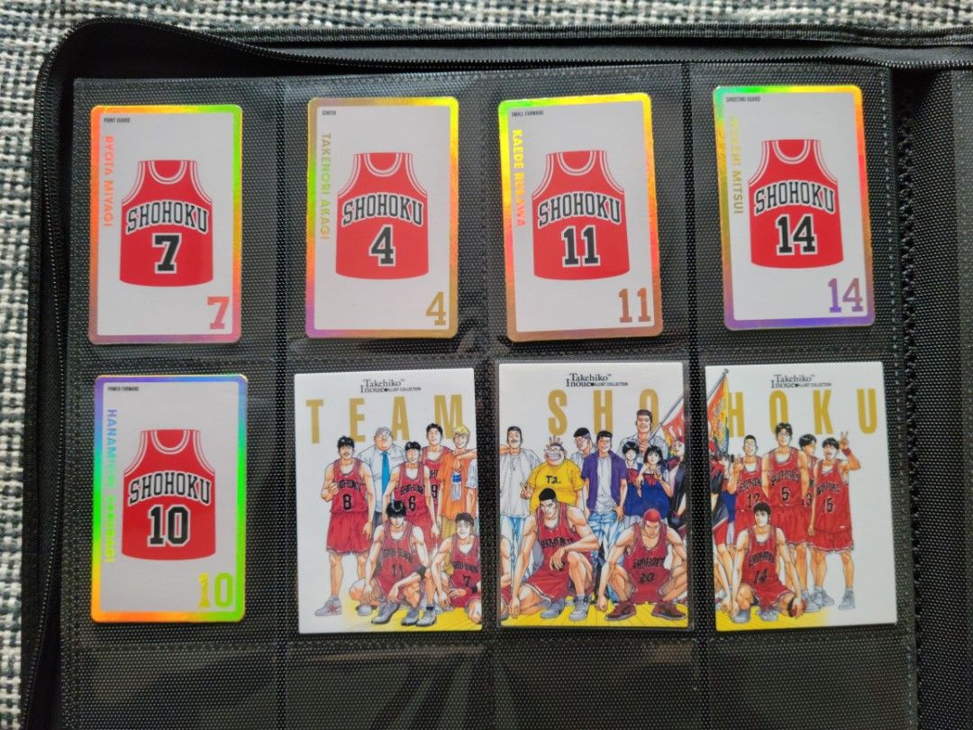 純分享不賣Slam Dunk Bandai Carddass Masters Takehiko Inoue illustration  collection, 興趣及遊戲, 玩具& 遊戲類- Carousell