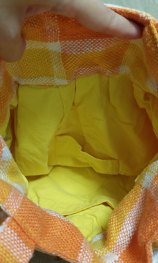 BUY 1 GET 1 FREE Beautiful 2 Birds Yellow Orange Plaid