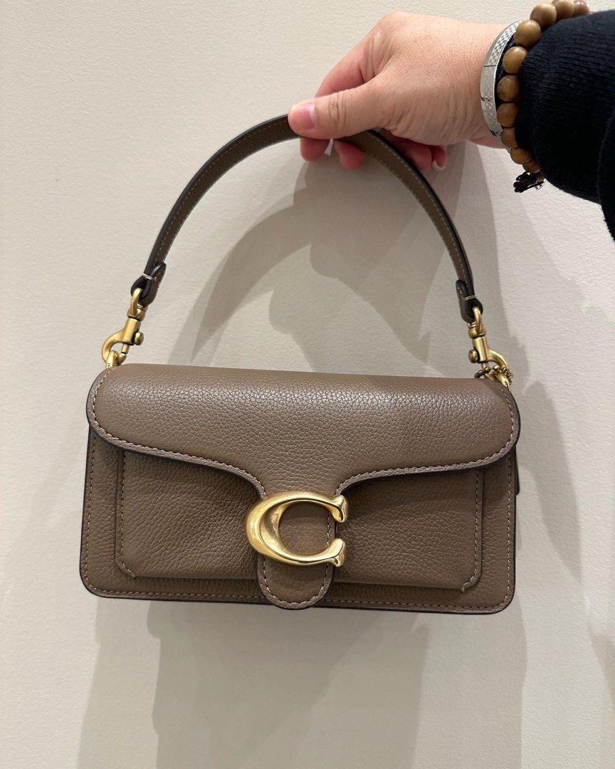 Coach Tabby 20 Taupe Luxury Bags Wallets on Carousell