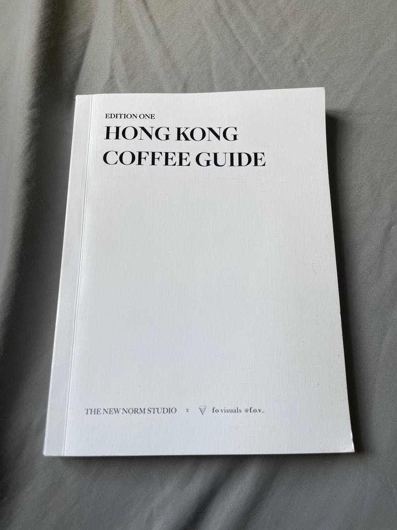 二手 HONG KONG COFFEE GUIDE EDITION ONE 咖啡 Cafe 旅遊書 名店指南, 興趣及遊戲, 書本 & 文具