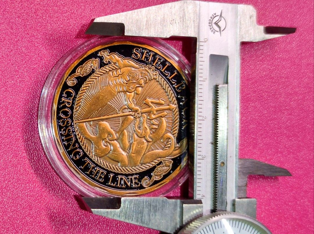 美國海軍紀念錢幣US Navy Shellback Coin, 興趣及遊戲, 收藏品及紀念品, 錢幣- Carousell