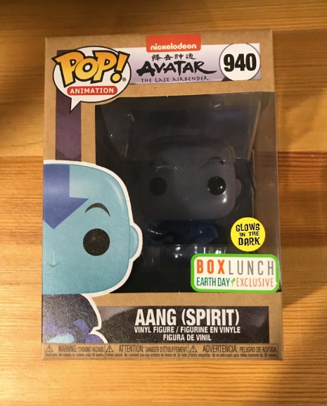 Funko Pop Avatar : AANG (Spirit) #940 Glows In the Dark Vinyl