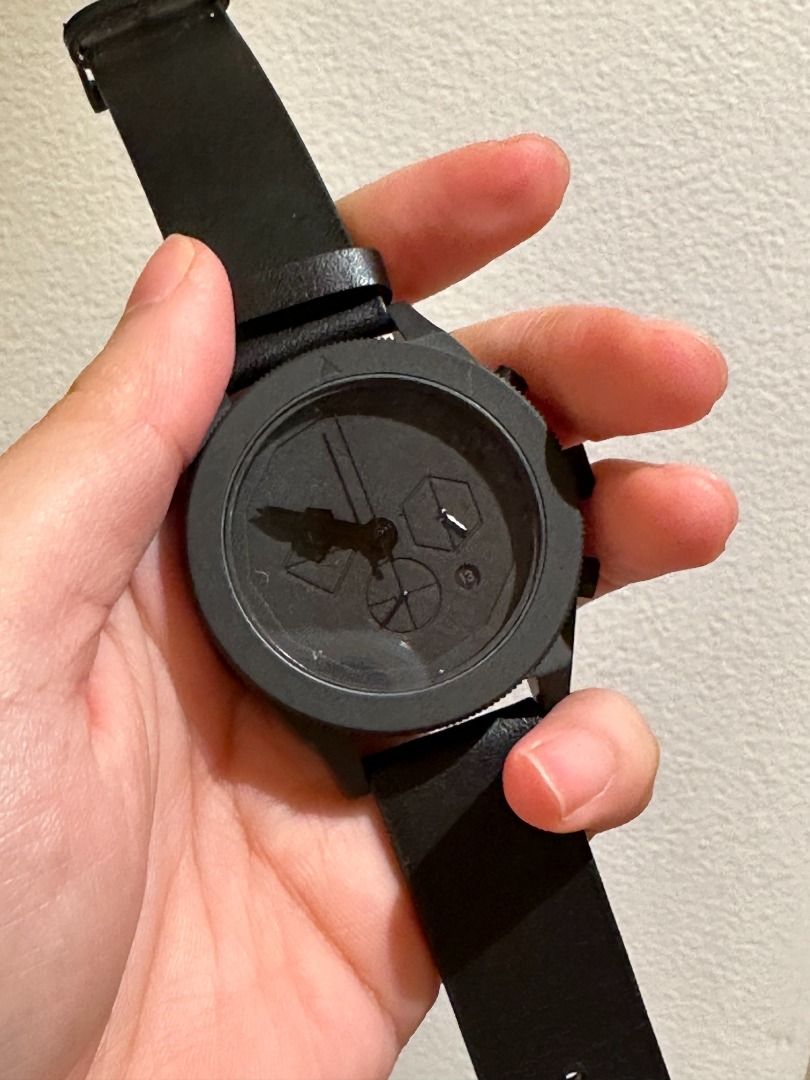 Mat black new arrivals watch
