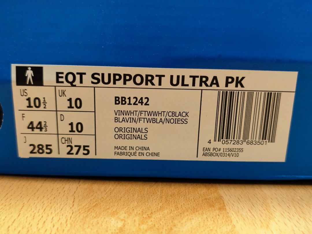 US 10.5 Adidas EQT Support Ultra PK PrimeKnit Vintage White Carousell