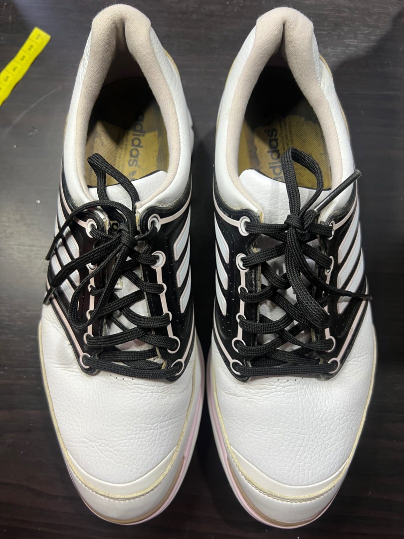 Adidas Leather Shoes, Women's Fashion, Footwear, Sneakers on Carousell