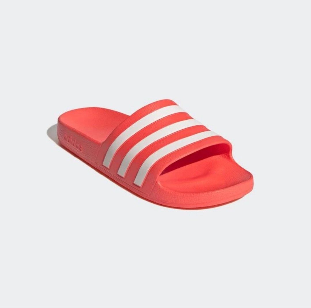 Red adidas slides near me store