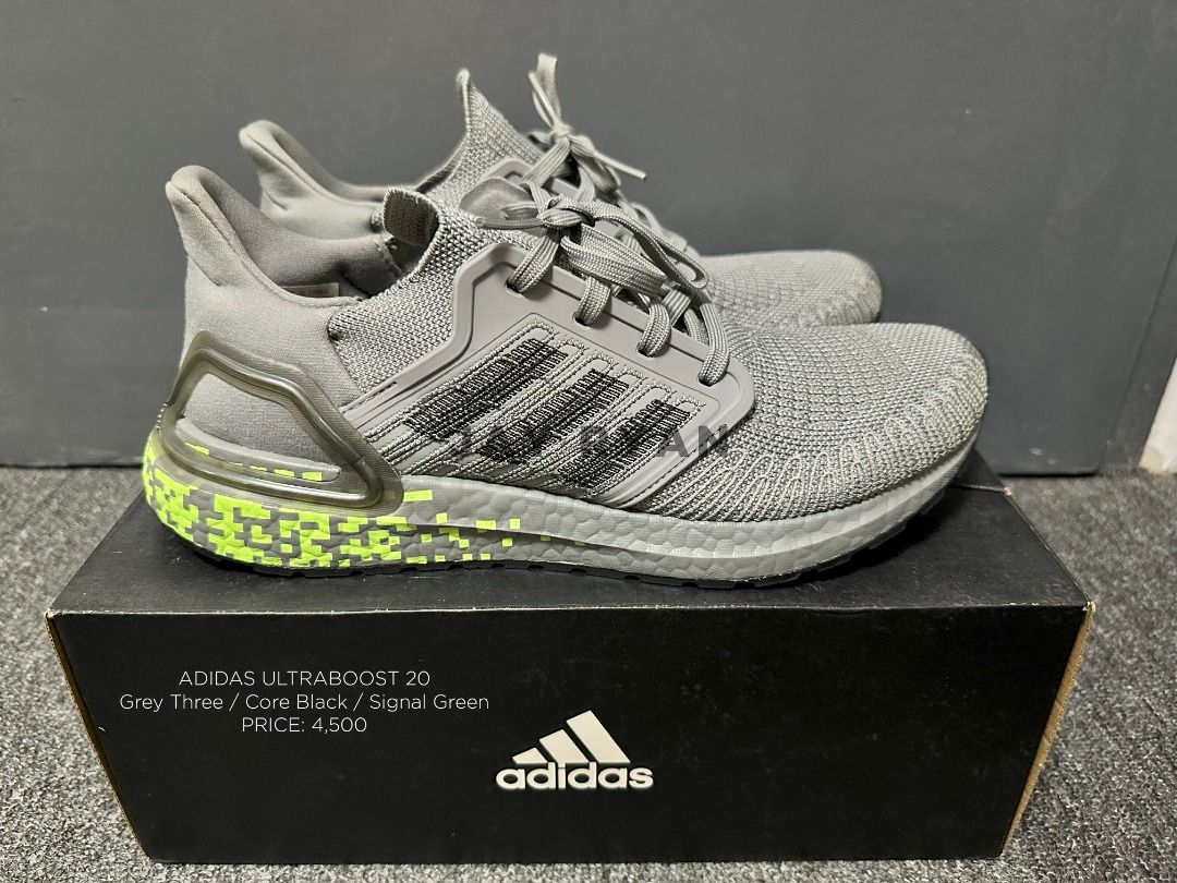 ADIDAS ULTRABOOST 20 CORE GREY, Men's Fashion, Footwear, Sneakers on ...