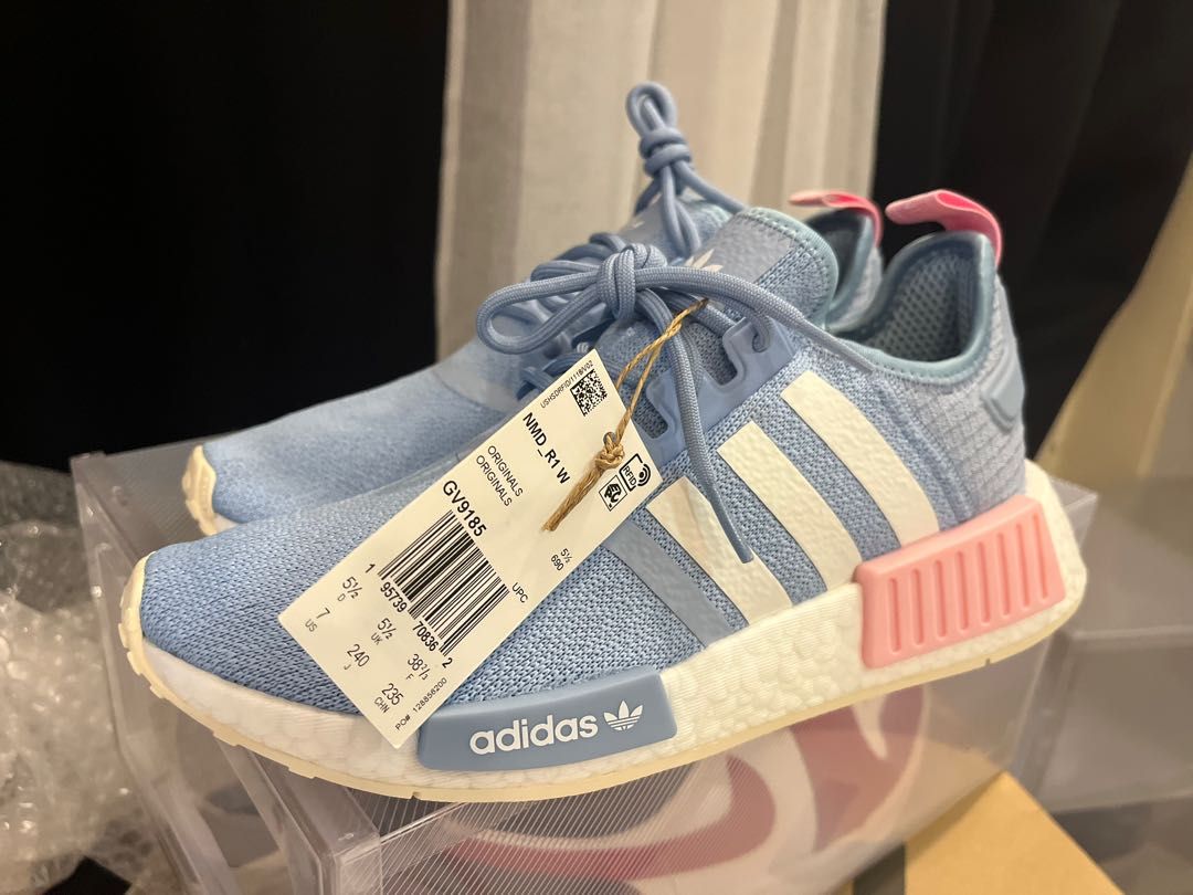 Adidas Women s NMD R1 Blue Pink White Size 7