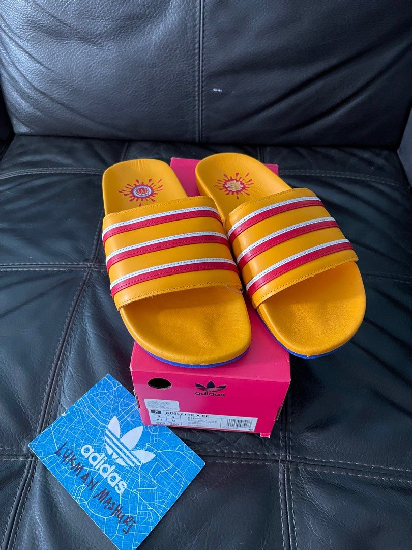 Adilette x Eric Emanuel x Mcdonalds Men s Fashion Footwear