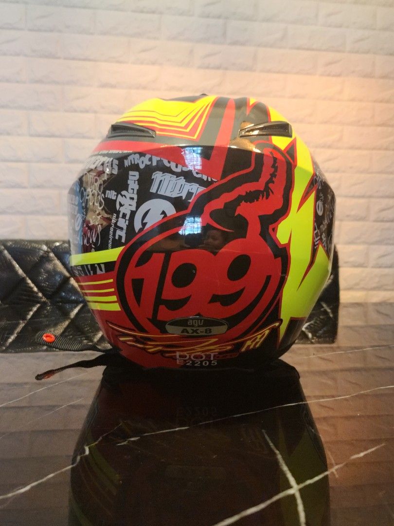 AGV AX8 TRAVIS PASTRANA NITRO CIRCUS, Motorcycles, Motorcycle