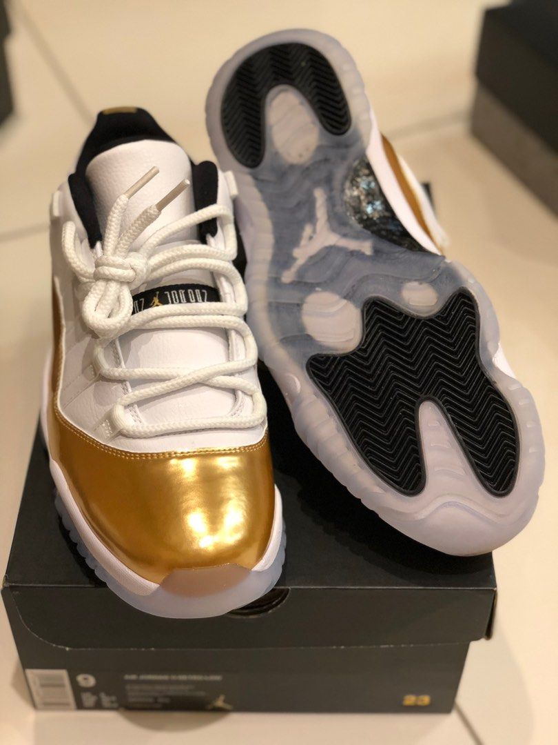 Jordan 11 retro low gold cheap