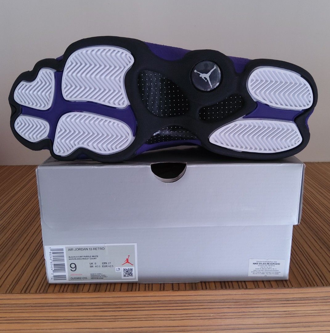 Air Jordan 13 Black Purple