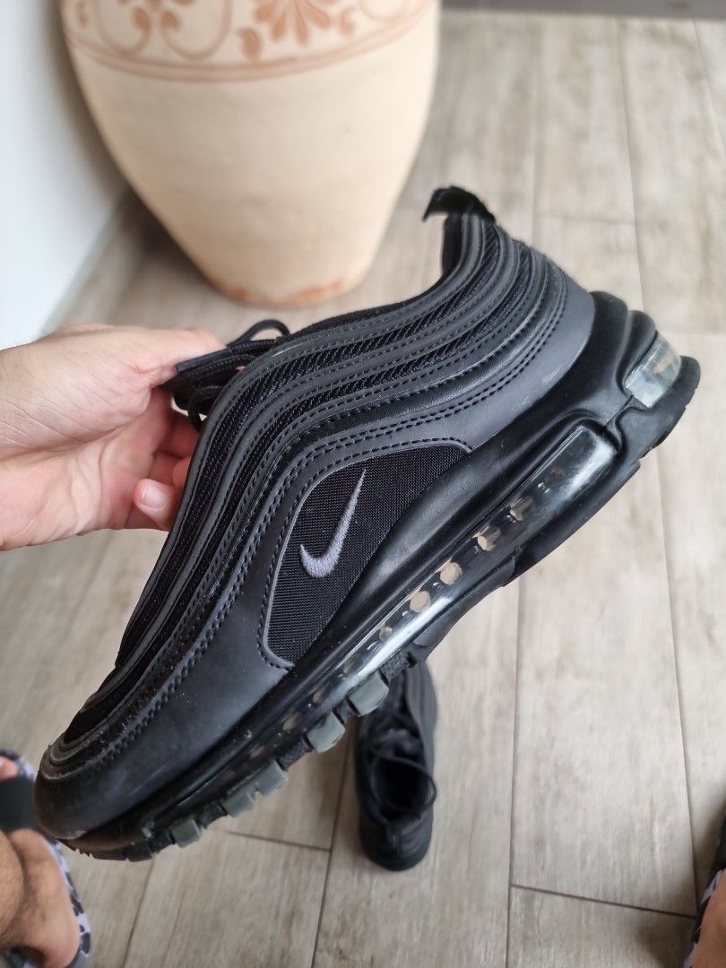 Air max 97 triple black Men s Fashion Footwear Sneakers on