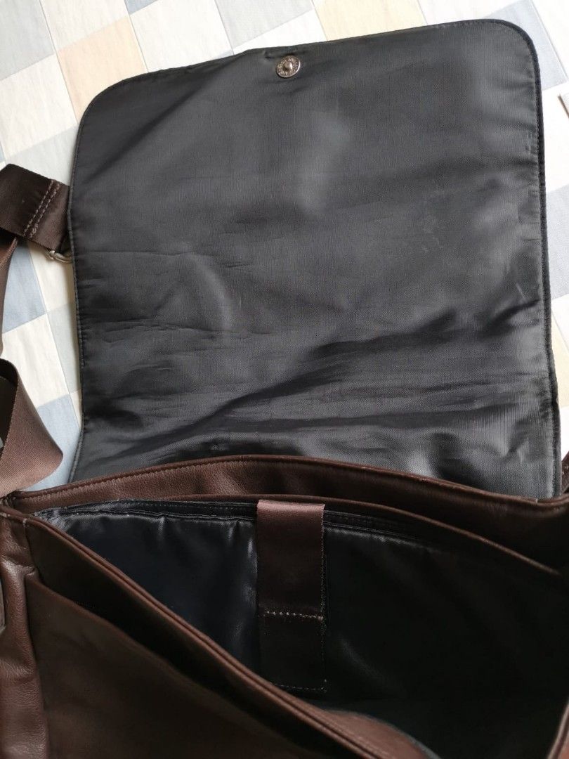Aldo leather store messenger bag