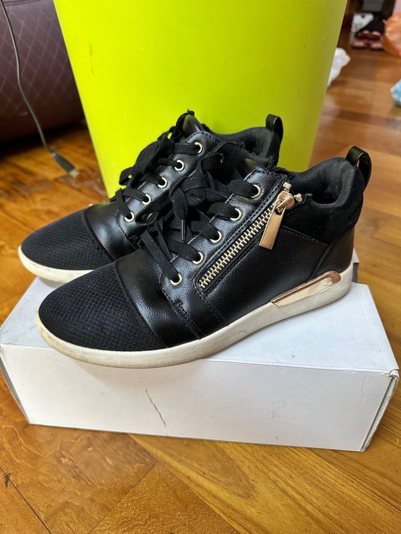 Aldo black shoes women sales