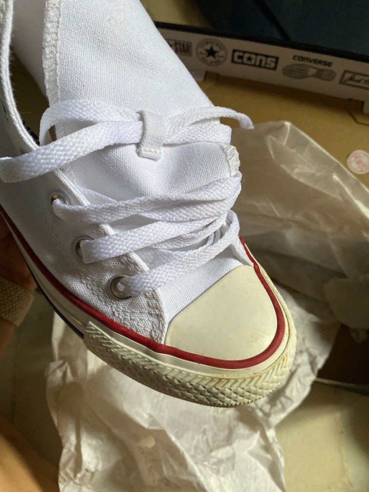 White converse hotsell size 3