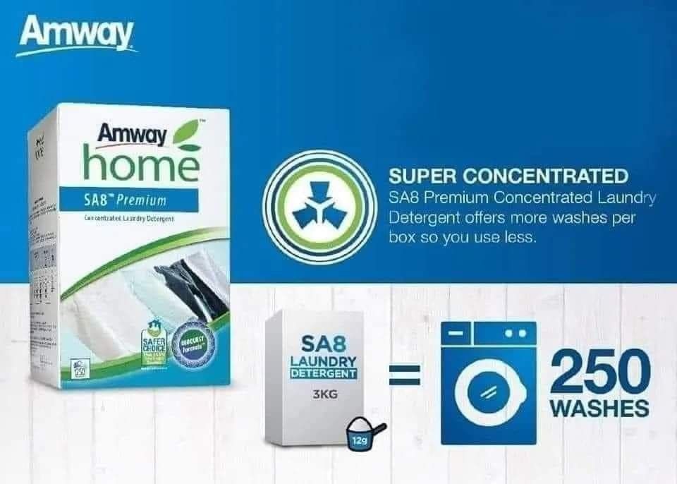 Amway Sa8 laundry detergent, Furniture & Home Living, Cleaning