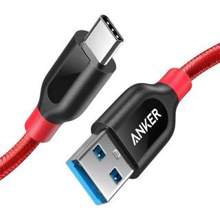 Anker USB C Cable, PowerLine+ USB-C to USB 3.0 cable (3ft/0.9m), High Durability Type C Charging Cable Braided Compatible for Samsung Galaxy S10, S9, MacBook, Huawei P10, P9, Sony XZ, HTC 10 and More