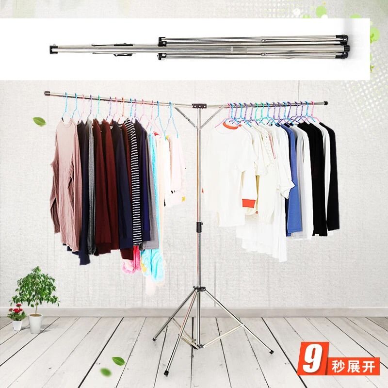 Anti-rust Extendable Foldable Clothes Drying Rack Clothes Rack ...