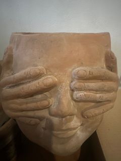Assorted clay pots