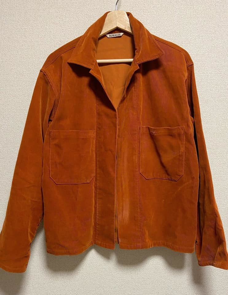 AURALEE オーラリー WASHED CORDUROY SHIRTS JACKET