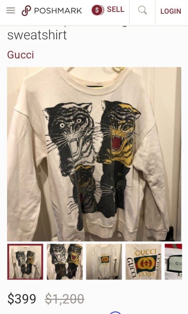 Gucci sweatshirt top poshmark