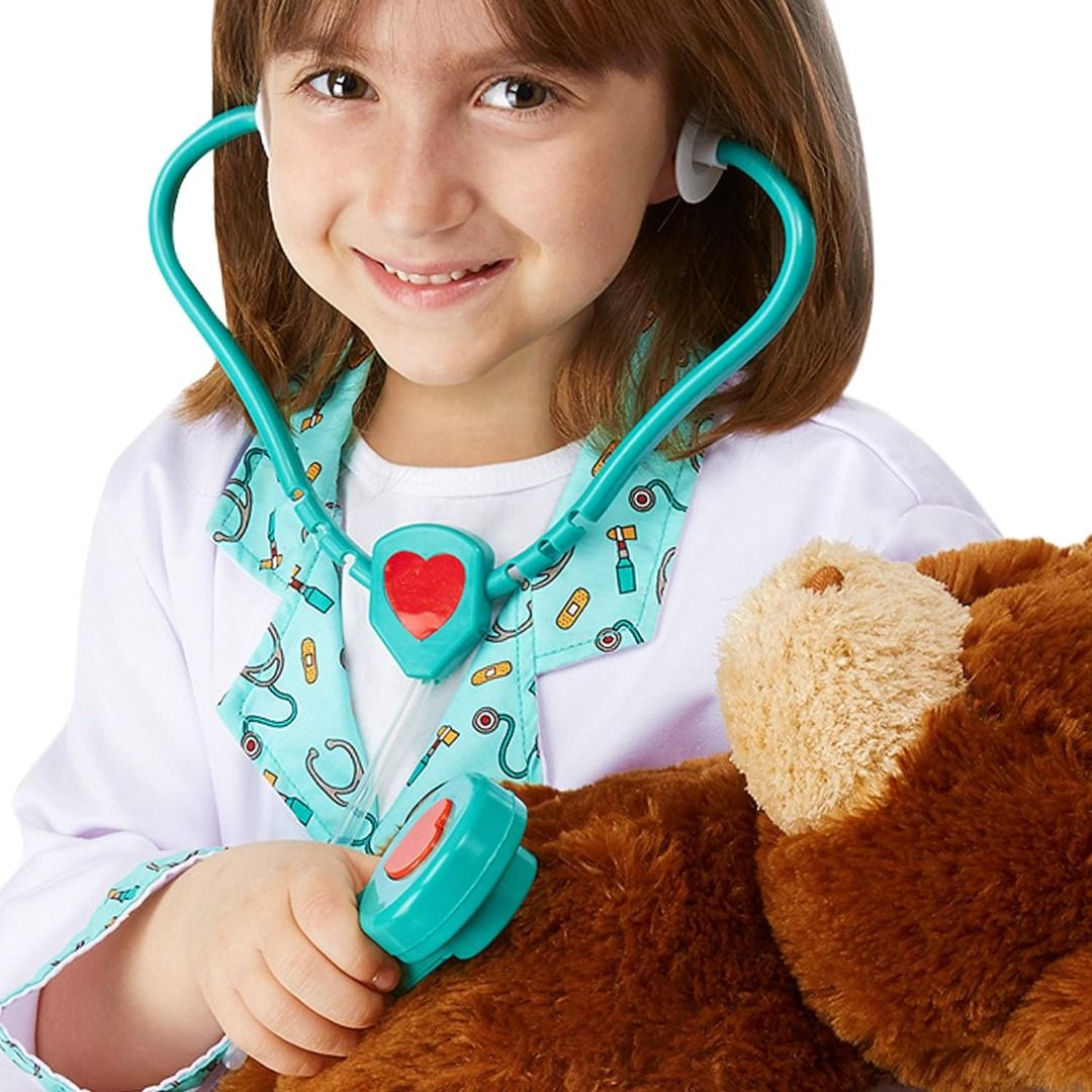 Melissa & Doug Doctor Role Play Costume Dress-Up Set (7 pcs)