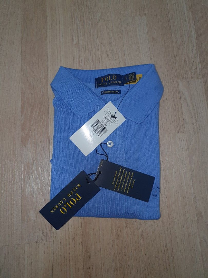 Authentic Ralph Lauren Polo Shirt Custom Slim Fit, Men's Fashion