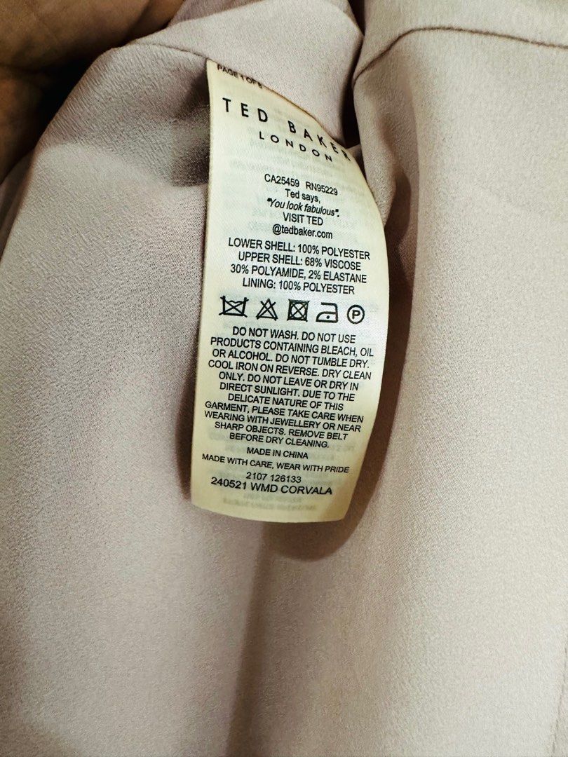 Authentic Ted Baker Dress Size 1 Women s Fashion Dresses Sets