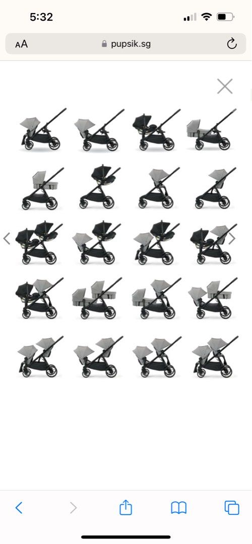 City select lux double stroller configurations discount