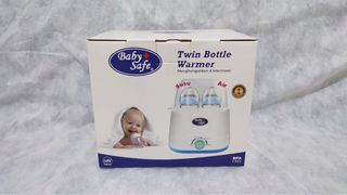 Baby safe twin bottle warmer