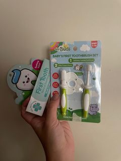 Baby’s First Tooth Set- Tiny Buds Soothing Gel and Toothbrush