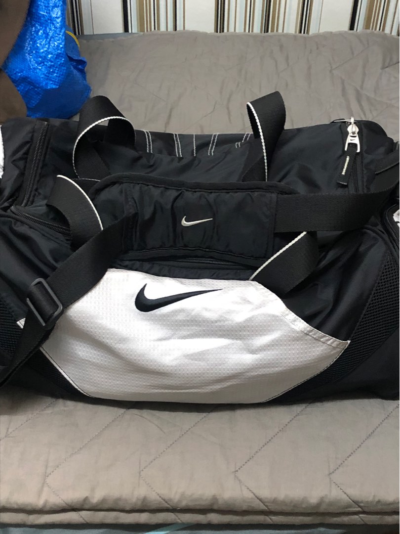 Bag Duffle Nike Center Swoosh, Men's Fashion, Bags, Briefcases on Carousell