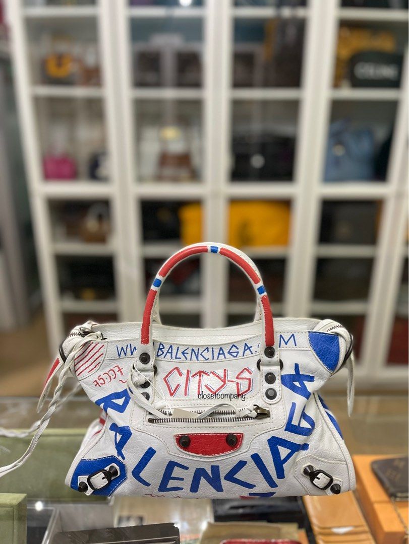 Balenciaga graffiti outlet bag small