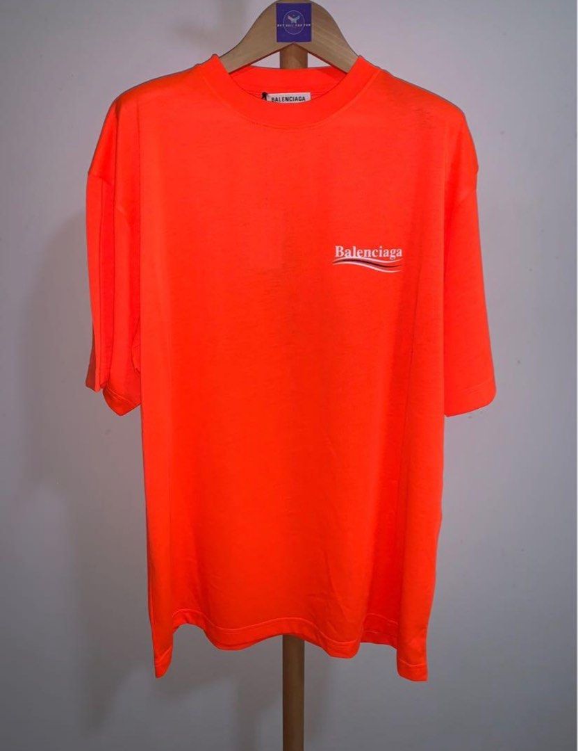 Balenciaga t shirt orange store