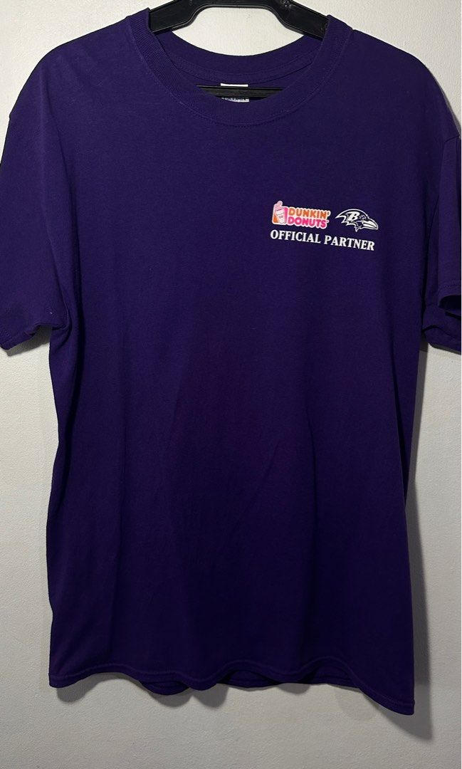 Baltimore Ravens x Dunkin' Donuts Shirt, Men's Fashion, Tops & Sets,  Tshirts & Polo Shirts on Carousell