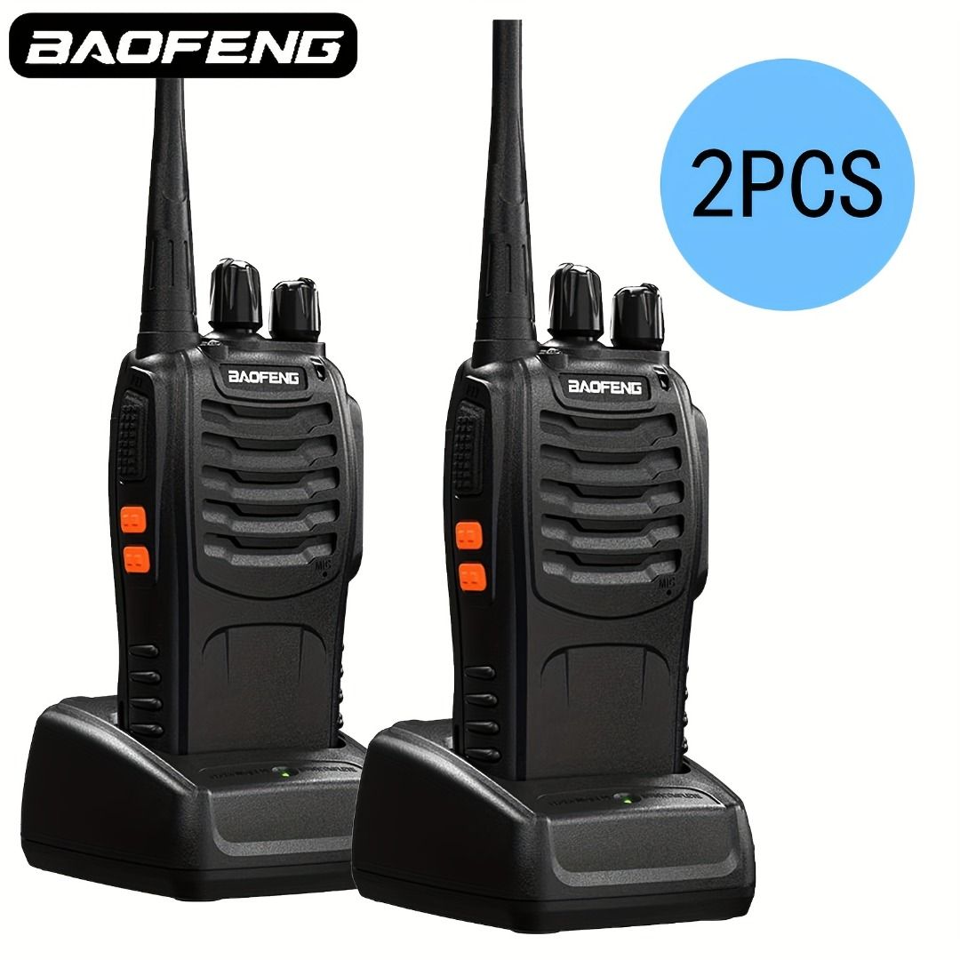 Baofeng BF-888S Two Way Radio Walkie Talkie 16 Channel UHF 400-470Mhz  Handheld Walkie Talkie USB Rechargeable, Mobile Phones  Gadgets, Walkie- Talkie on Carousell