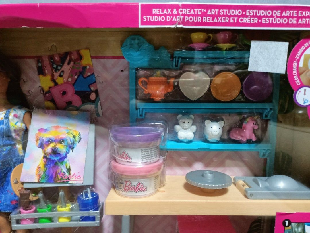 Barbie Relax & Create Art Studio Playset