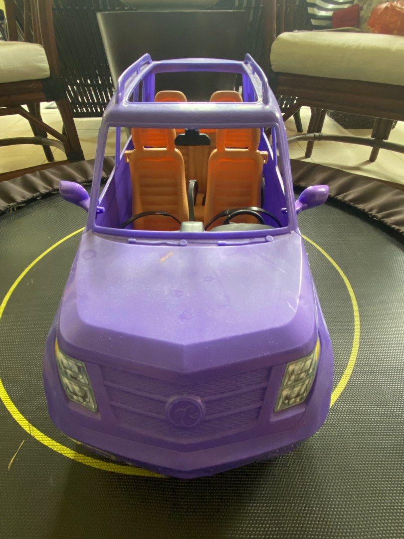 Barbie suv vehicle purple 2025