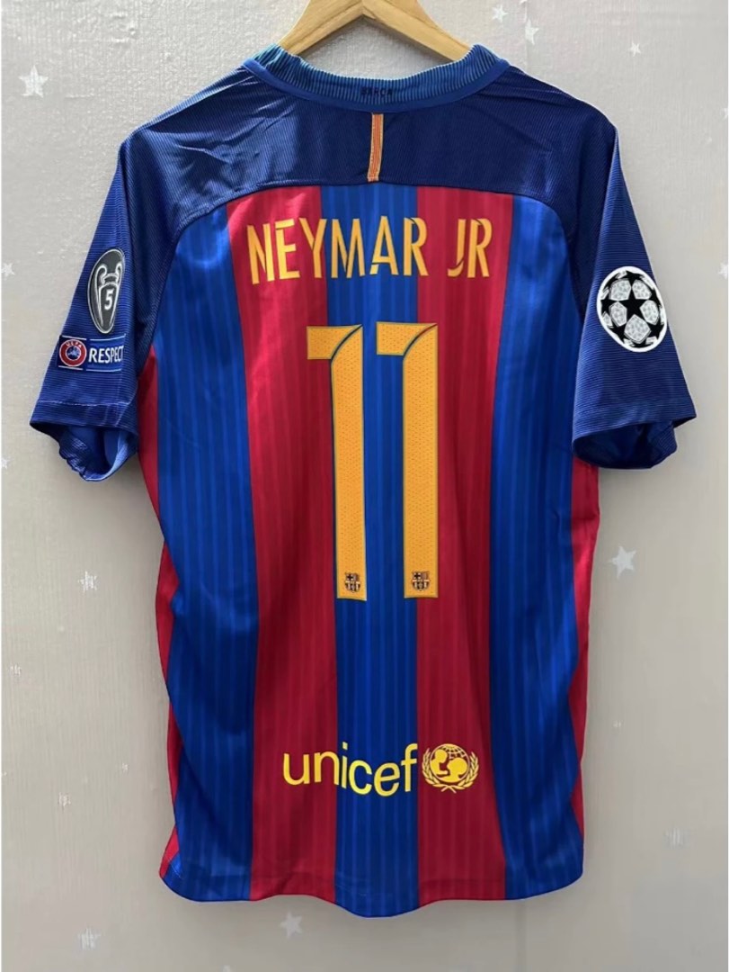 Barcelona 16/17 home Jersey, Men's Fashion, Activewear on Carousell
