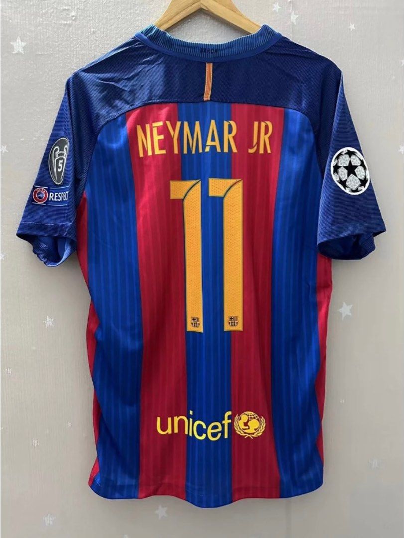 Barcelona 16/17 home Jersey, Men's Fashion, Activewear on Carousell