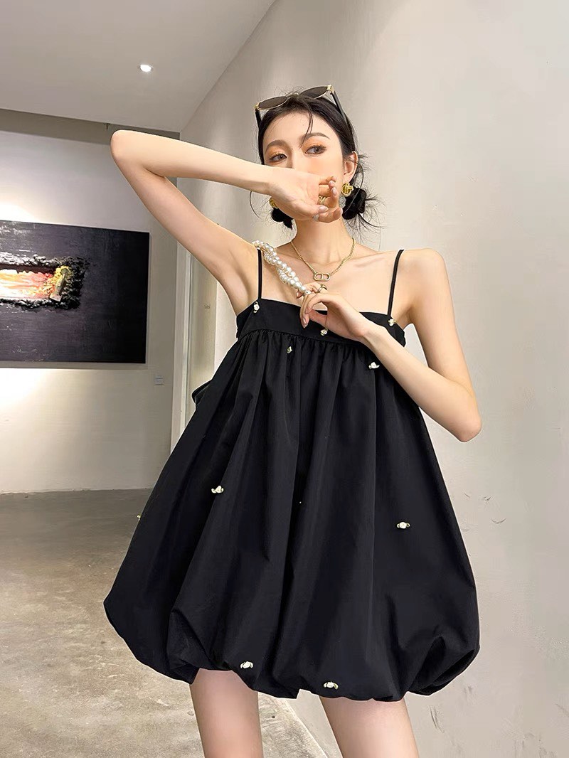 Black Babydoll Dress, Women's Fashion, Dresses & Sets, Dresses on Carousell
